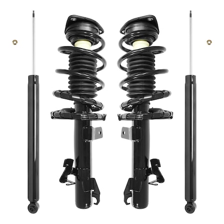 Unity 4-11681-259020-001 Front and Rear Complete Strut Assembly Shock Kit 4-11681-259020-001